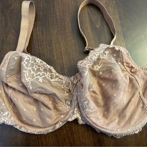 Chantelle rive gauche side support bra 38ddd